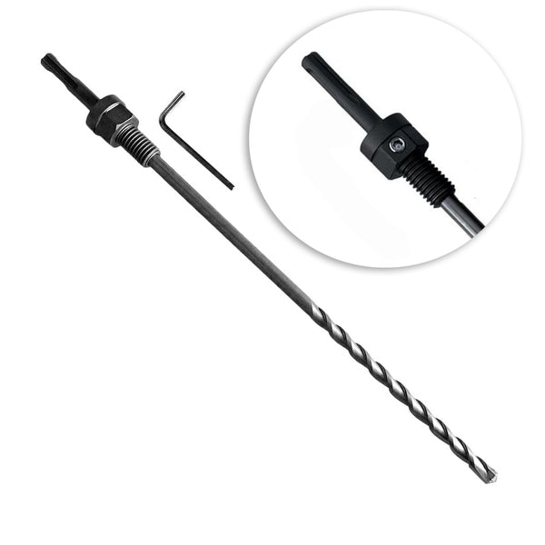 thumbnail image 2 of 3" Dry Diamond Core Bit With SDS Plus Adapter And Pilot Bit – For Concrete Drilling 2 of 6