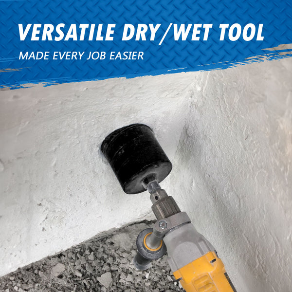 Dry/Wet Multipurpose Core Bit for Masonry, Concrete, and Natural Stone