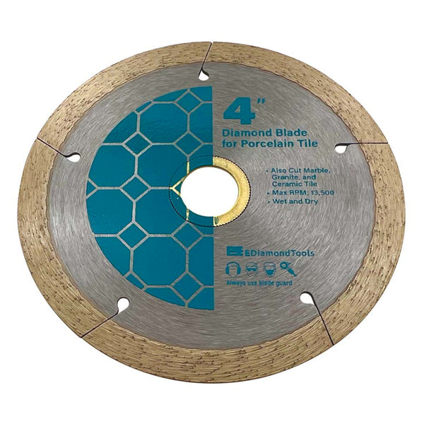 Continuous Rim Saw Blades for Porcelain Tile
