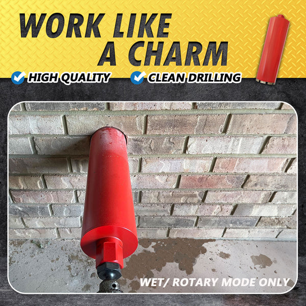 Wet Core Drill Bit for Concrete and Hard Masonry