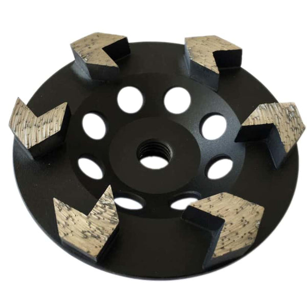 5" Arrow Segment - #30/40 Grit,  5/8" - 11 Threaded Arbor