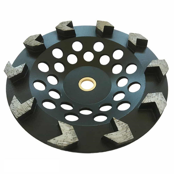 7" Arrow Segment - #30/40 Grit,  7/8 - 5/8 None Threaded Arbor