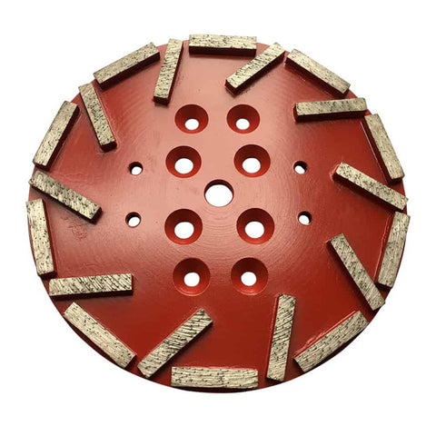Disco abrasivo de diamante de 10" para amoladoras de piso