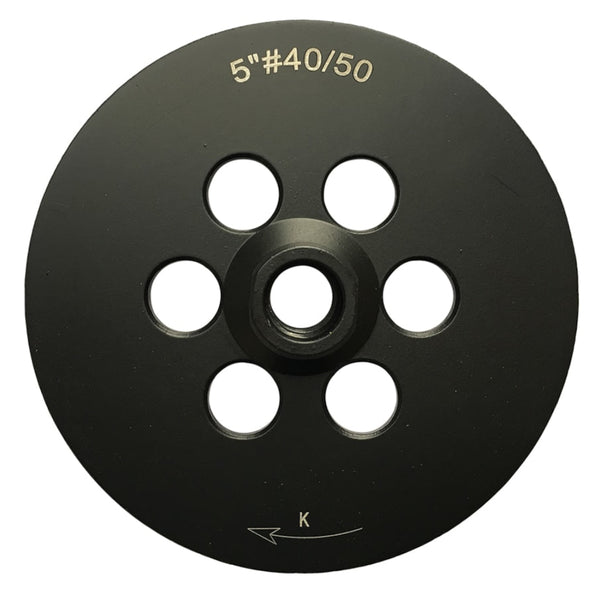 5" Back , Grit #40/50