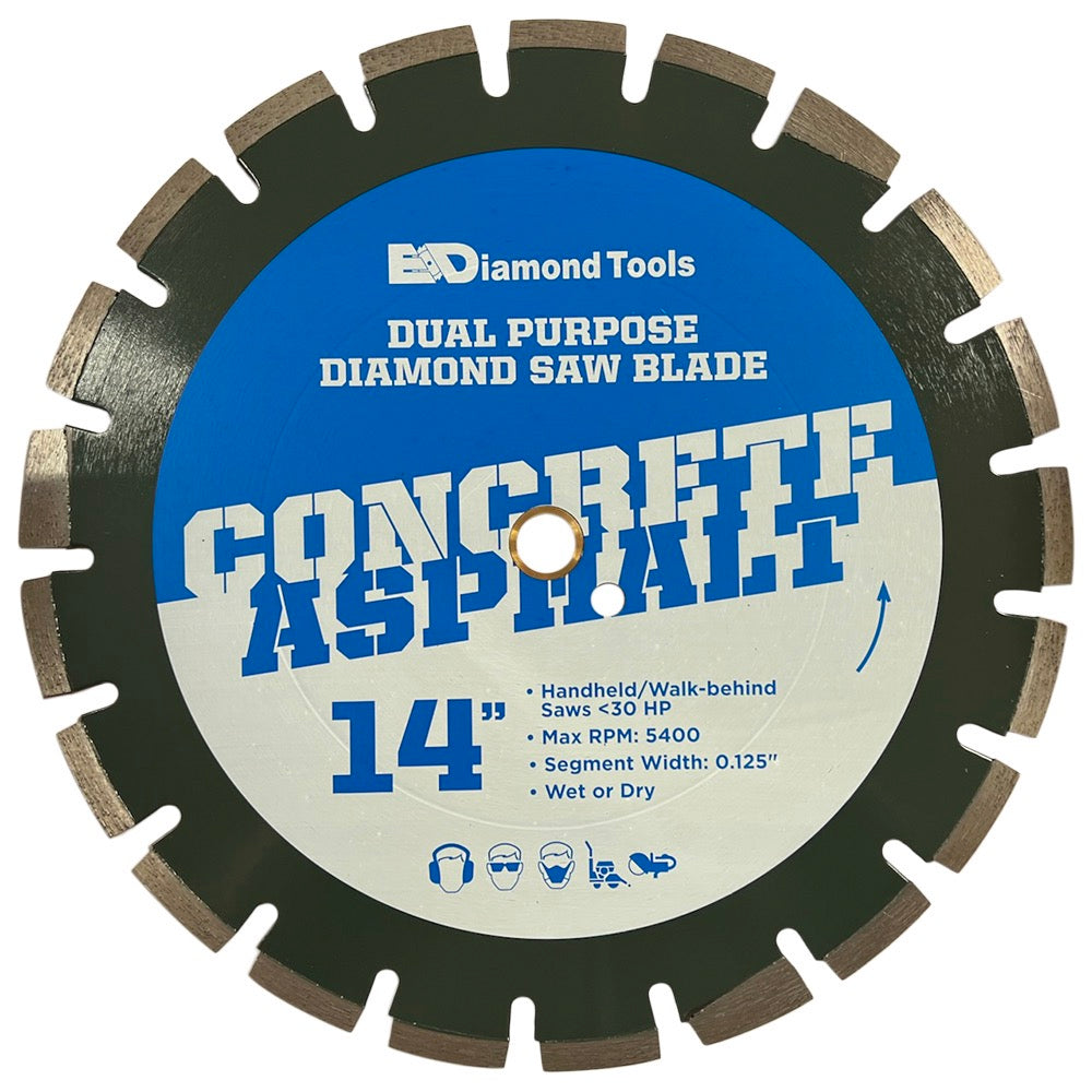 Walkbehind Saw Blades for Concrete and Asphalt