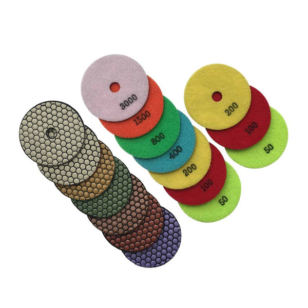 Dry Stone/Concrete Polishing Pads