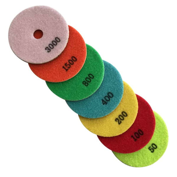 Wet Stone/Concrete Polishing Pads