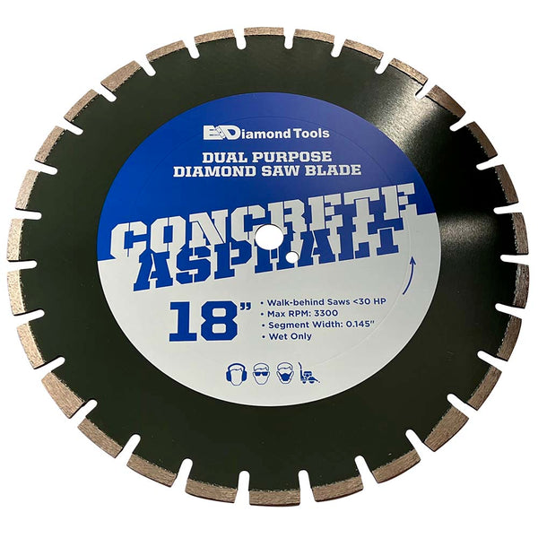 Walkbehind Saw Blades for Concrete and Asphalt