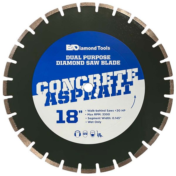 Walkbehind Saw Blades for Concrete and Asphalt