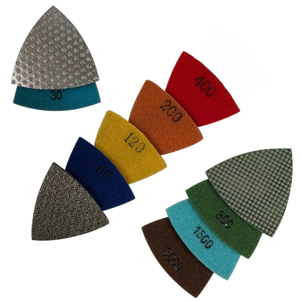 Triangular Grinding Pads for Oscillating Multi-Tools