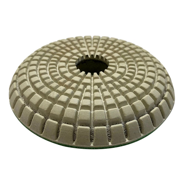 Convex Polishing Pads for Natural and Engineered Stone