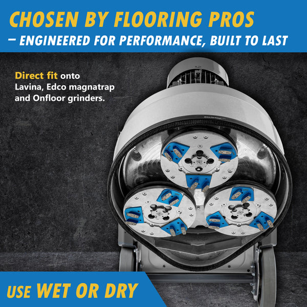 Diamond Grinding Discs for Lavina, Edco Magnatrap, and Onfloor Grinders