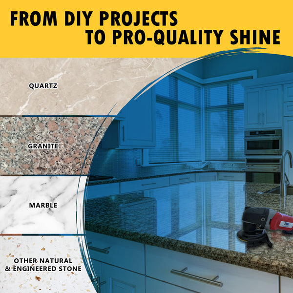 3-Steps Stone Polishing Pads