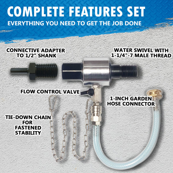 1-1/4"-Thread_1/2 Shank Adapter