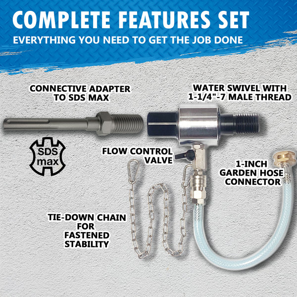 1-1/4"-Thread_SDS Max Adapter