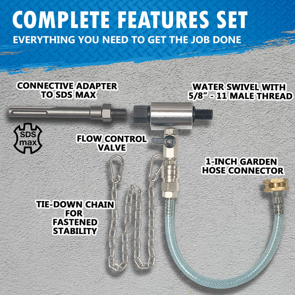 5/8"- 11 Thread_SDS Max Adapter
