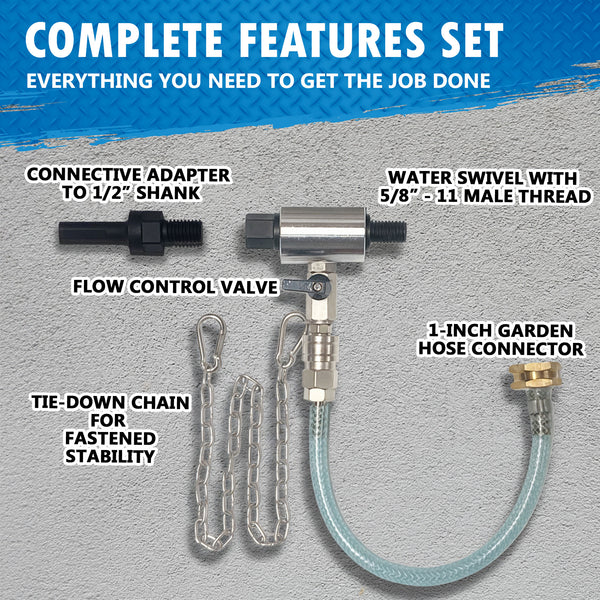 5/8"- 11 Thread_1/2" Shank Adapter