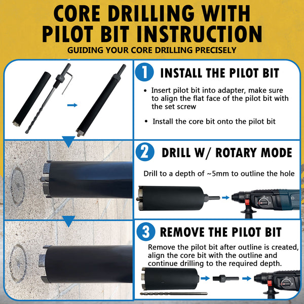1/2" Shank Pilot Bit