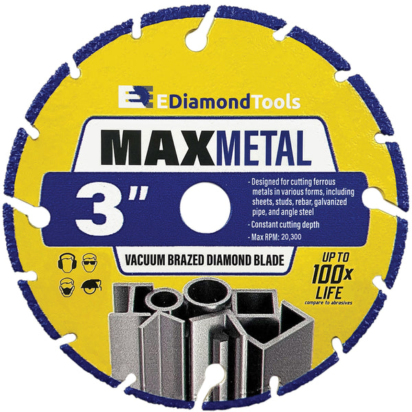 Vacuum Brazed Diamond Saw Blades for Metal