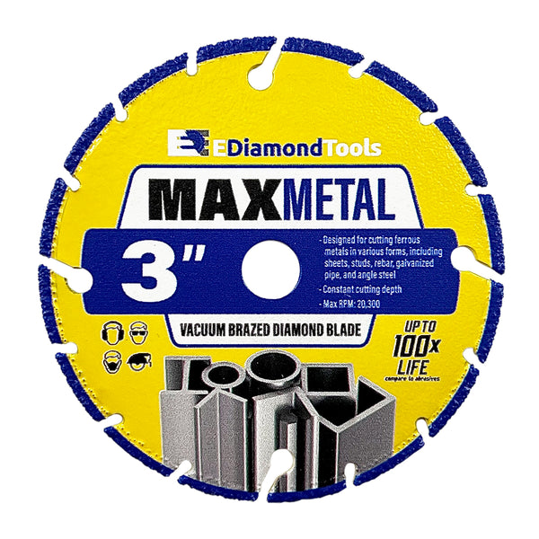 Vacuum Brazed Diamond Saw Blades for Metal