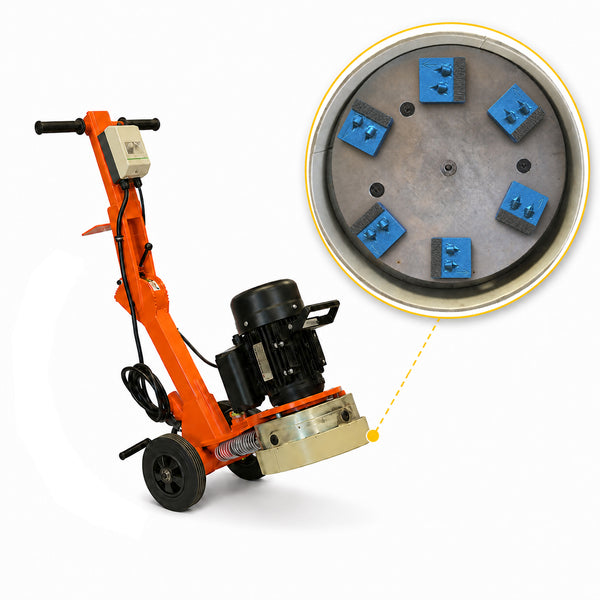 Grinder + 6PC #30/40 Grinding Disc