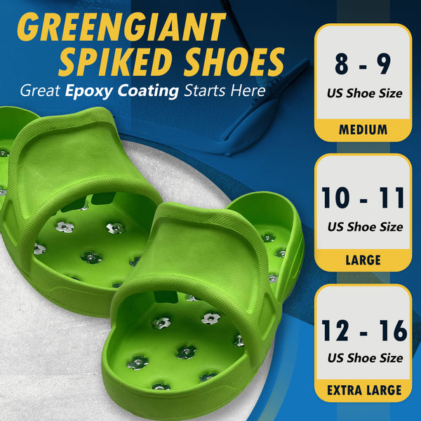 Spike Shoes for Epoxy Coating