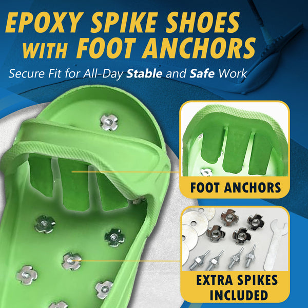 Spike Shoes for Epoxy Coating