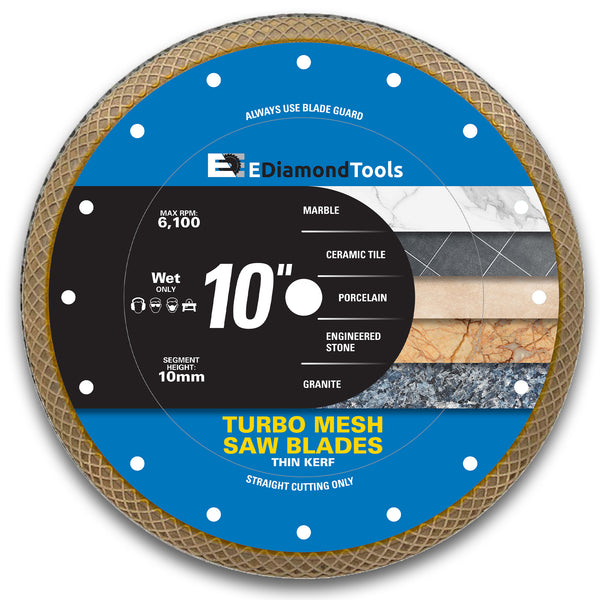 Turbo Mesh Saw Blades for Porcelain and Stone