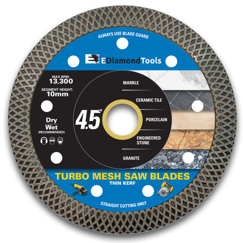 Turbo Mesh Saw Blades for Porcelain and Stone