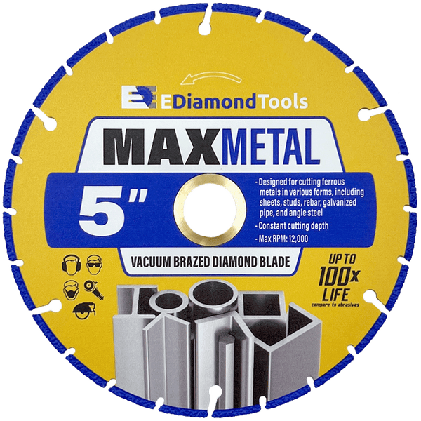 Vacuum Brazed Diamond Saw Blades for Metal