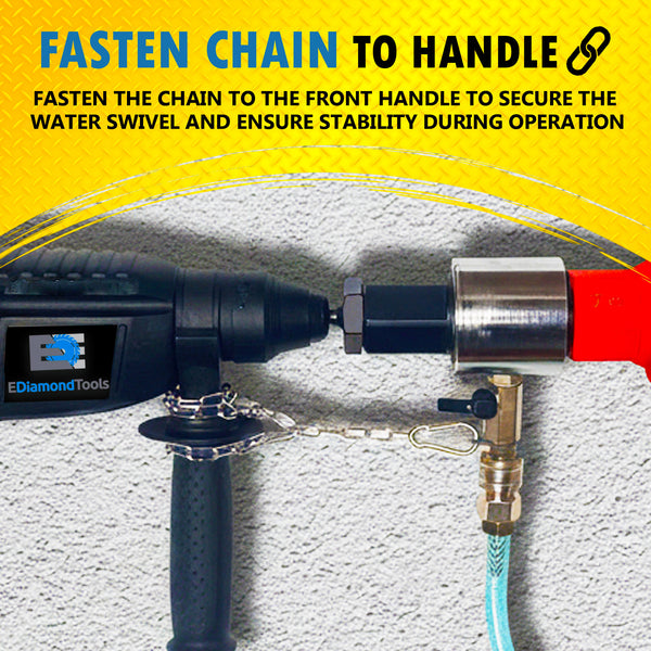 Water Swivel Adapters for Wet Core Bits